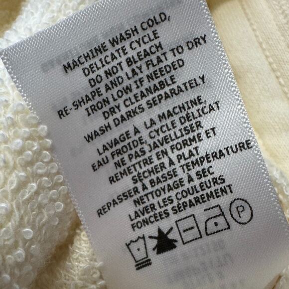 New XL‎ Twenty Montreal Cream Sunnyside Reverse Loop Terry Sweatpant Jogger Pant - Picture 13 of 13